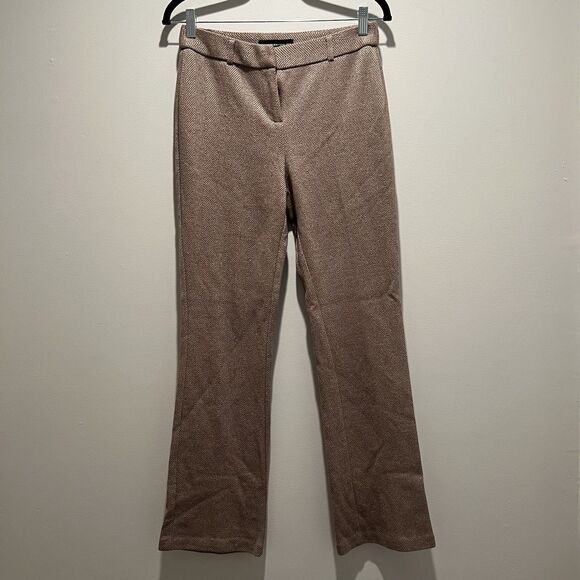 Amanda+chelsea Women's Bootcut Dress‎ Pant, Tan Herringbone, Size 4 - Picture 1 of 15